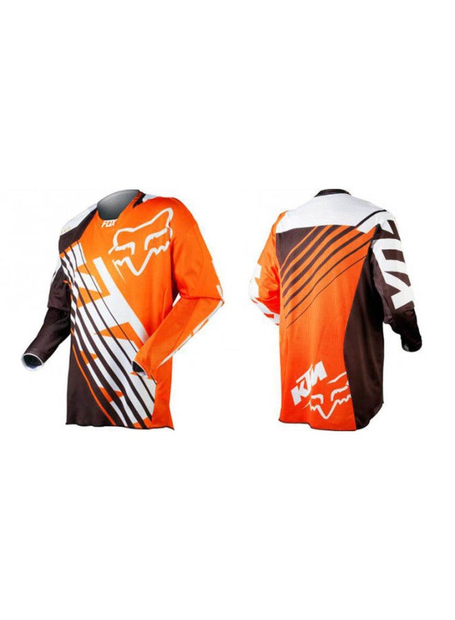 New Fox Downhill Suit Mountain Bike Riding Wear Men's And Women's Long Sleeve Top Summer Off-road Motorcycle Racing Suit
