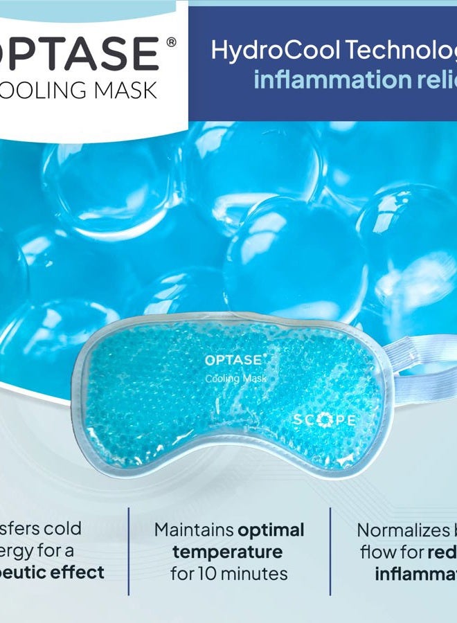 OPTASE Cooling Mask – Gel Eye Mask for Dry Eyes and Seasonal Inflammation Relief – Cold Compress with Innovative HydroCool Technology - Image 4