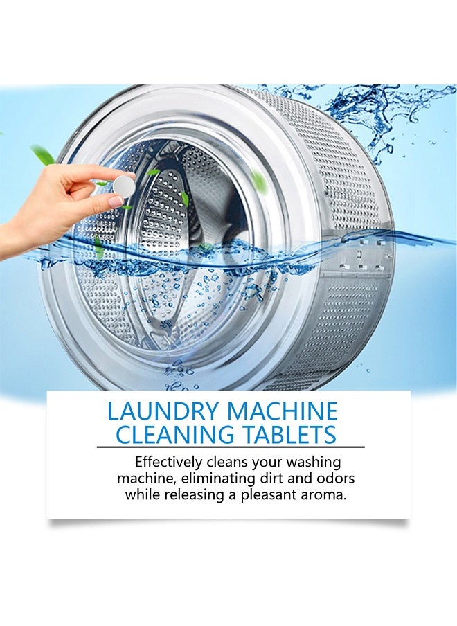 Jaysuing 20 Pcs Washing Machine Cleaner Effervescent Tablets, Washing Machine Cleaner Descaling Agent, Deep Cleaning Tablets, Suitable For Washing Machine Cleaning, Sterilization, Dirt Removal  - Image 5