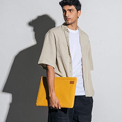 DailyObjects Solid Mustard Yellow Skipper Sleeve for MacBook 15 Inch - Image 3
