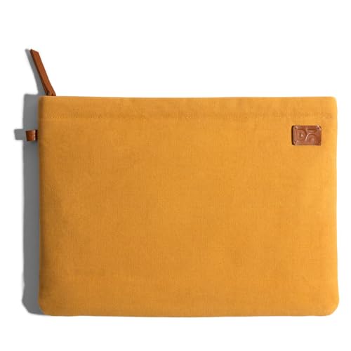 DailyObjects Solid Mustard Yellow Skipper Sleeve for MacBook 15 Inch - Image 1