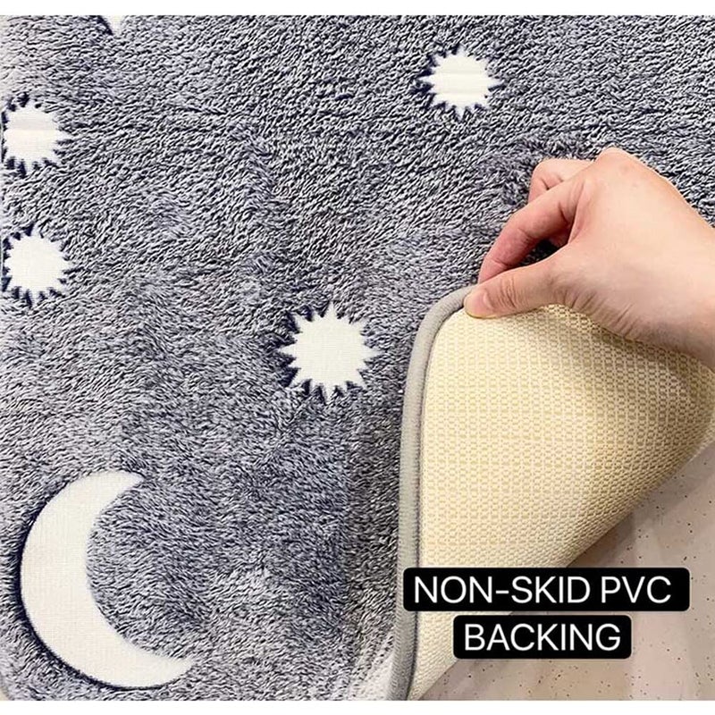Vdhja Bathroom Microfiber Floor Door Mat in Home Kitchen Living Area Bathroom Office Entrance with Anti Slip Microfiber AntiSkid Bath Mat 49 x 80 cm - Image 5