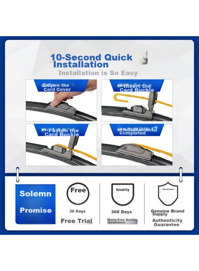 Ou Ji Ouji Rear Wiper Blade/rear Wiper/rear Window Wiper Blade, Byd Song Pro Original Size  - Image 1