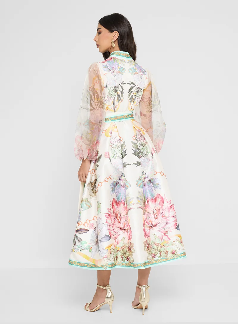 ELLA Floral Print Dress