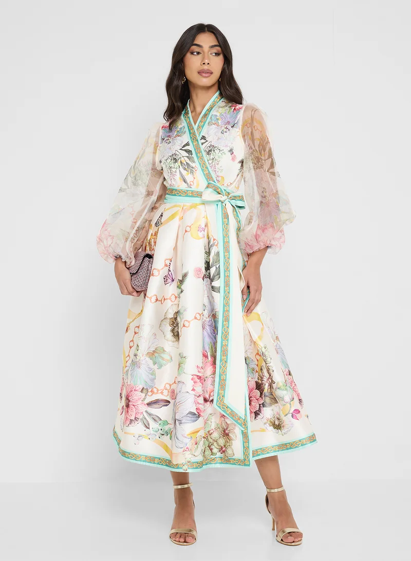 ELLA Floral Print Dress