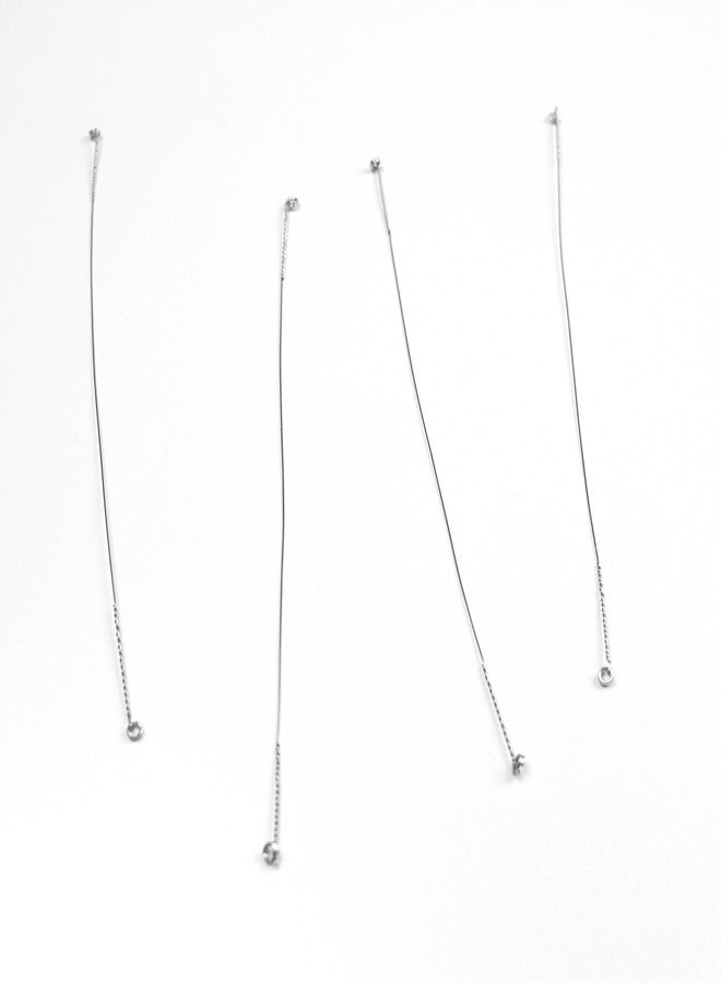 آر أس في بي انترناشيونال قطاعة جبن RSVP الدولية، تقطع الجبن واللحوم والمقبلات الأخرى، 5.75 × 0.13 بوصة، أسلاك بديلة للرخام الرمادي - Image 3