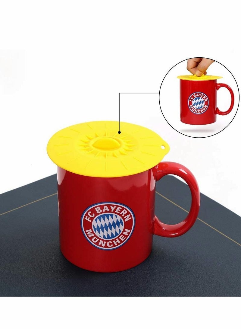 Y&D Silicone Suction Lids , 5 Sizes Colorful Food Cover, Reusable Seal Heat Resistant Microwave for Cups, Bowls, Plate, Pots, Pans, Skillets, Stove Top, Oven, Fridge, BPA Free  - Image 5