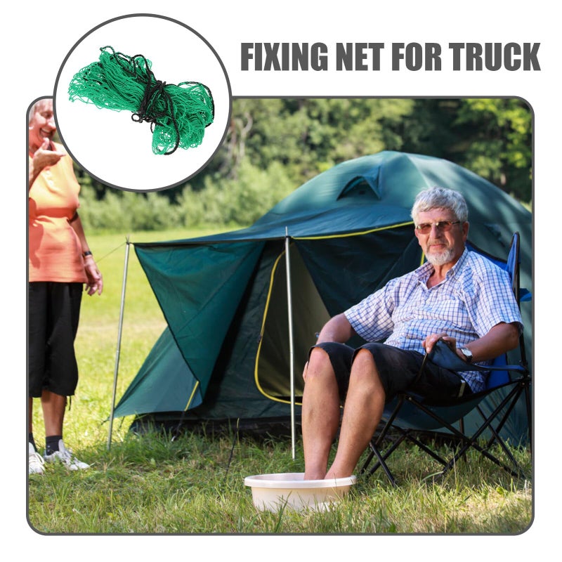 Heavy Duty 1.4x2.2m Polyethylene Cargo Net for Truck Bed Secure Transport Camping Hauling - Image 4