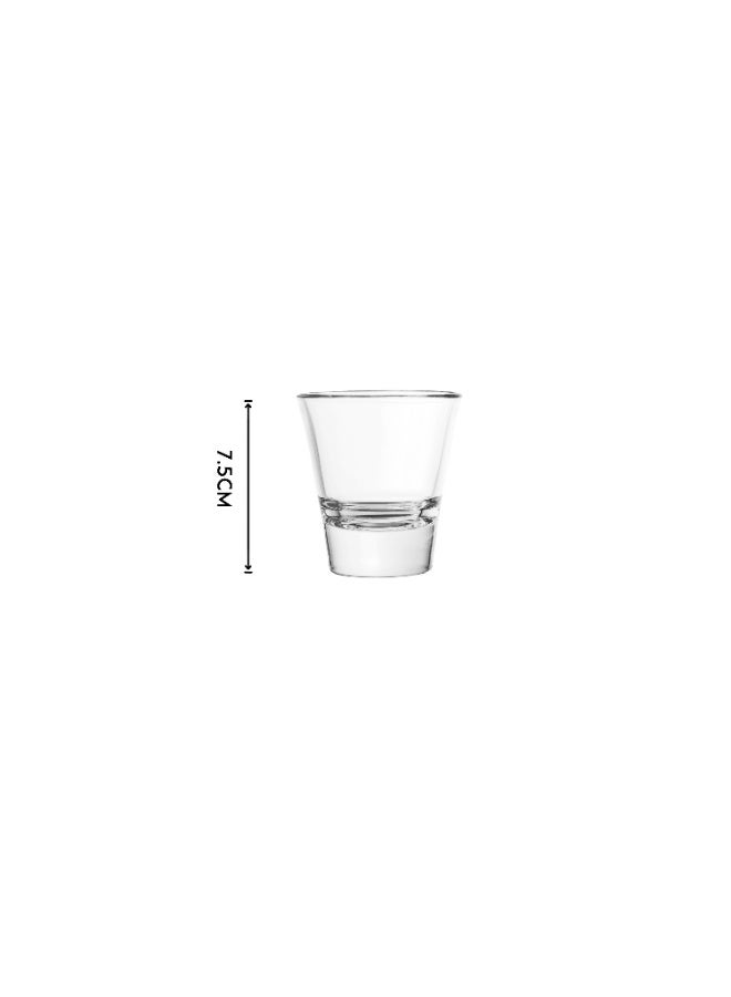 Luminarc ✨ Elegant clear glass set – 12 pieces with a modern design (7.5 cm height) - Image 4