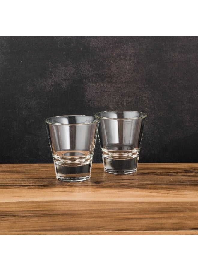 Luminarc ✨ Elegant clear glass set – 12 pieces with a modern design (7.5 cm height) - Image 3