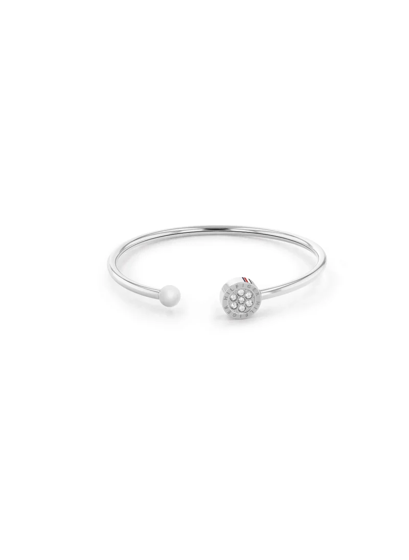 TOMMY HILFIGER Open Crystal Bangle