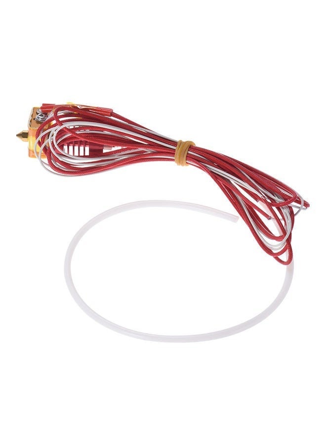 NIBEMINENT 3D Printer Extruder Kit Red/White/Yellow  - Image 3