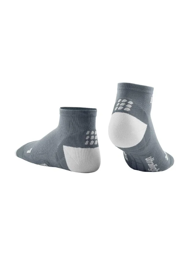 CEP CEP - Ultralight Compression Socks Low Cut Grey/Light Grey Men