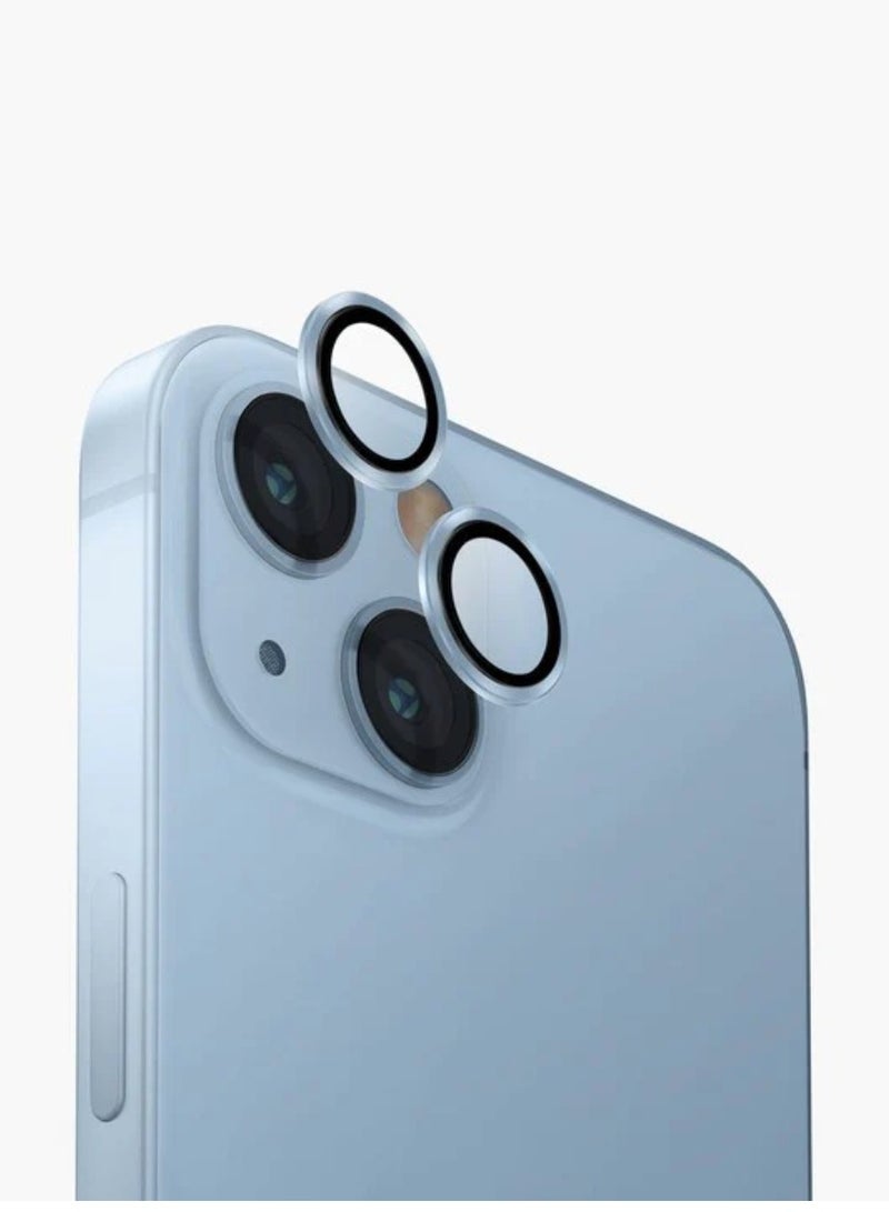 DIGI CORE iPhone 15 Camera Lens Protector Compatible With Apple iPhone Keep Original Camera HD Glass iPhone 15 Plus Camera Lens Protector (Blue,15-15 Plus)