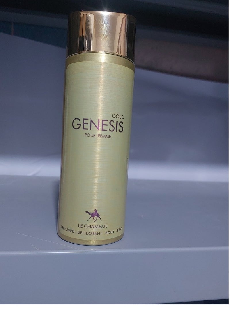 لا شامو رذاذ مزيل العرق جينسيس جولد 200ملليلتر - Image 1