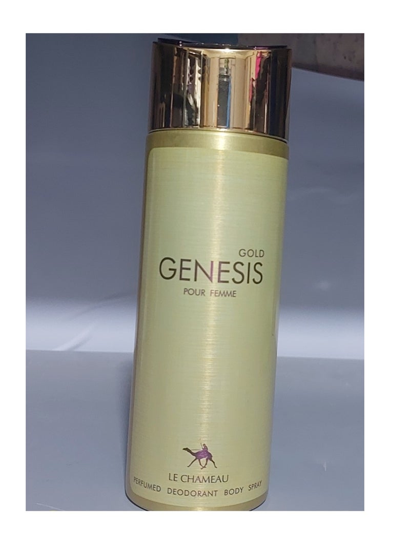 لا شامو رذاذ مزيل العرق جينسيس جولد 200ملليلتر - Image 2