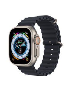 Generic Ocean Band Compatible With Apple Watch 49mm 45mm 44mm 42mm 41mm 40mm 38mm For Women Men Breathable Waterproof Soft Silicone Sport Strap  - Image 2