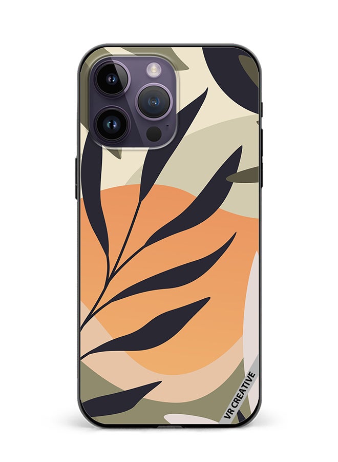 VR CREATIVE Protective Case Cover For Apple iPhone 15 Pro Leaf Tropical Design Multicolour - Image 1