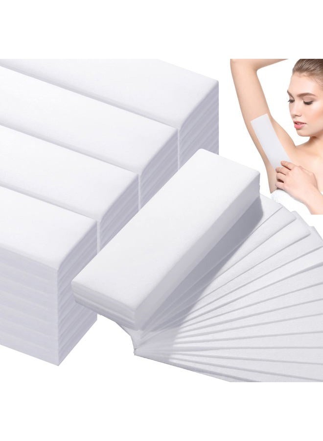 Leelosp 1000 Pcs Wax Strips Non Woven Skin Body Facial Hair Removal Bikini Waxing Strips Paper for Women Men Arms Legs Underarm Hair Eyebrow Armpit  - Image 1