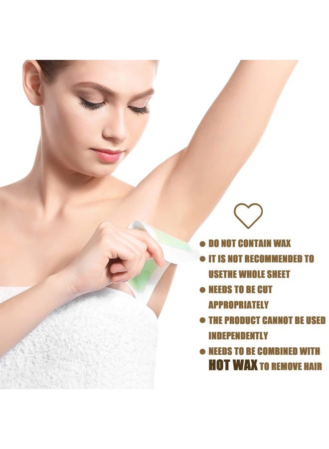 Leelosp 1000 Pcs Wax Strips Non Woven Skin Body Facial Hair Removal Bikini Waxing Strips Paper for Women Men Arms Legs Underarm Hair Eyebrow Armpit  - Image 5