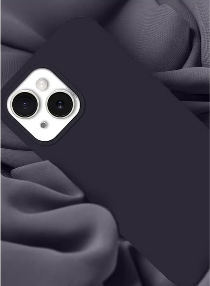 CATANES iPhone 15 Plus Case Silicone Case Cover Durable and Anti Scratch Back Cover Blue - Image 3