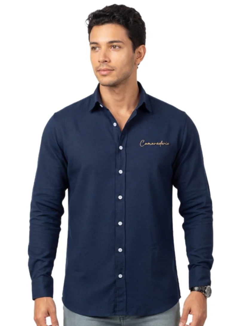 Thugfit PREMIUM LINEN SHIRT PACK OF 2 BLUE + GREEN