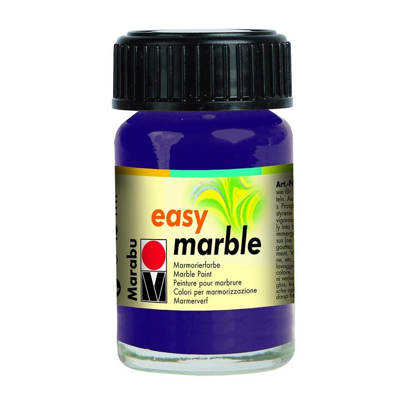 Marabu Easy Marble - Marbling Paint - Bottle of 15 ML - Aubergine (039) - Image 1