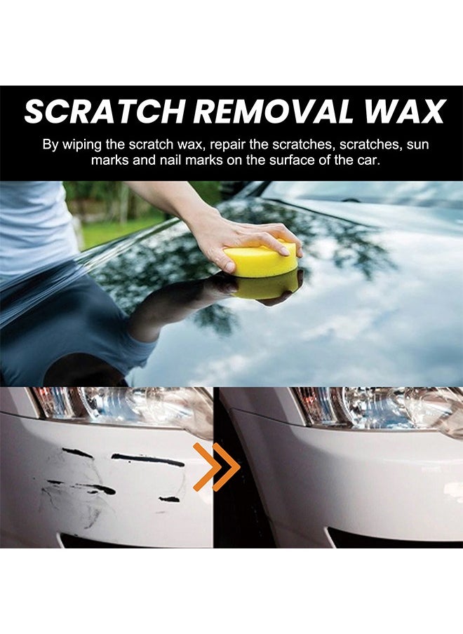 RAYHONG - Car Scratch Removal Wax, Car Scratch Repair Paste, Car Scratch Repair Paste Polishing Wax, Premium Scratch Remover Kit with Wipe & Sponge for Vehicles for Deep Scratches - Image 1