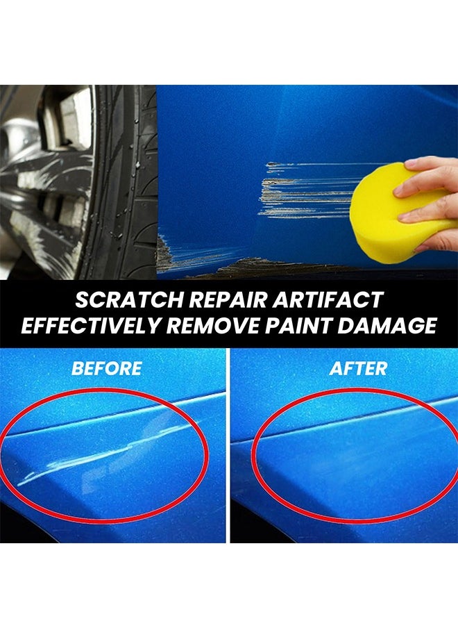 RAYHONG - Car Scratch Removal Wax, Car Scratch Repair Paste, Car Scratch Repair Paste Polishing Wax, Premium Scratch Remover Kit with Wipe & Sponge for Vehicles for Deep Scratches - Image 1