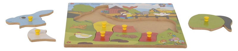 Skillofun Wooden Theme Puzzle Standard Donkey Knobs, Multi Color - Image 3