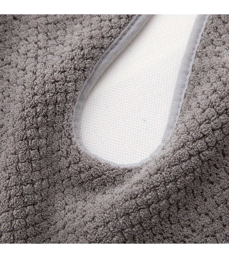 Light Grey 4 Pcs U Shaped Pillow Covers 14x11 Inches Soft Durable Easy Clean - Image 4