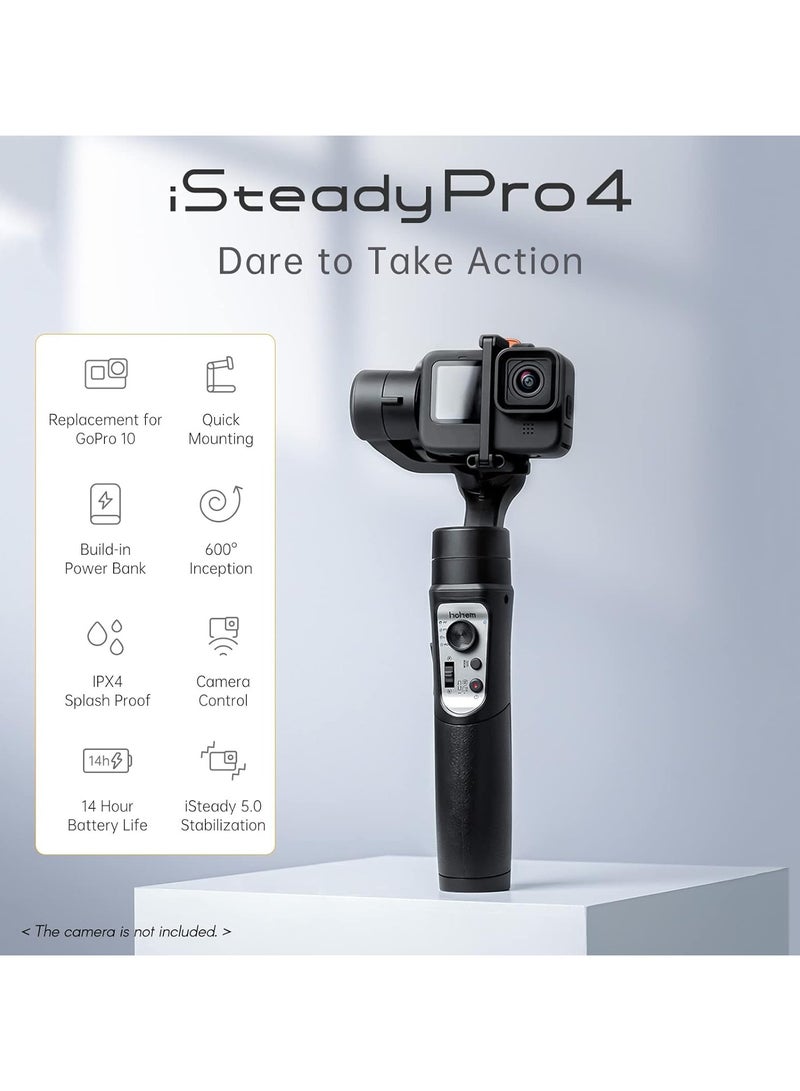 ارواق iSteady Pro 4 مثبت انحراف لكاميرا الحركة المحمولة بثلاثة محاور - Image 2