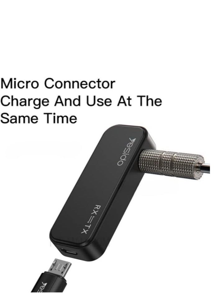YESIDO YAU25 2-in-1 Bluetooth 5.0 Transmitter Receiver Aux Adapter for Car Home Stereo System.