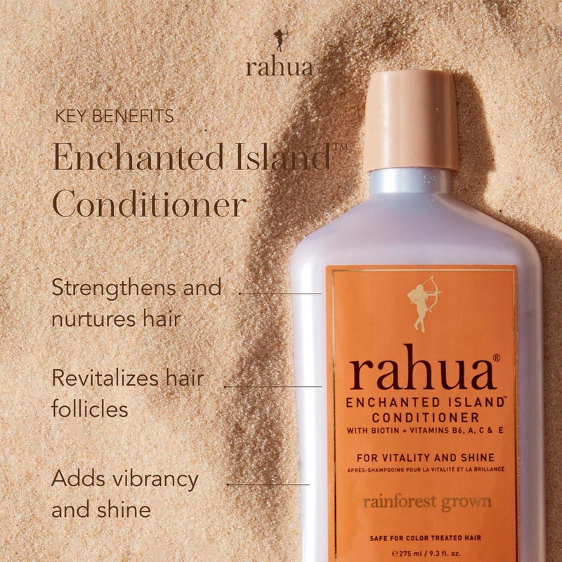 Rahua Enchanted Island Hair Conditioner, Vegan, Deep Conditioning for Medium to Thick Hair, Strengthening Formula with Biotin, Oil, Quinoa, Pomegranate, Coconut & Guava Scent, 9.3 Fl Oz - Image 3