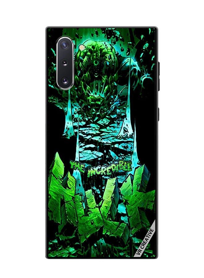 VR CREATIVE Protective Case Cover For Samsung Galaxy Note10 5G Hulk Design Multicolour - Image 1