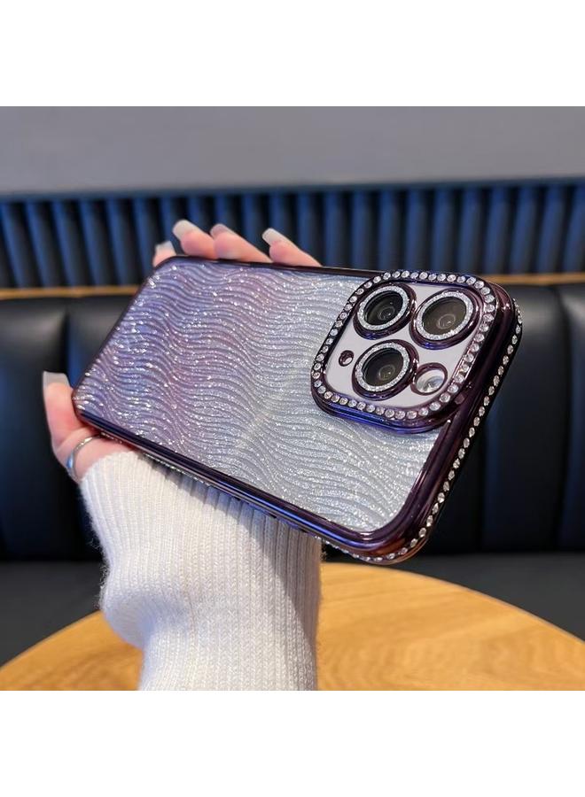 Zaboon Case For iPhone 11 Pro Max Diamond Water Ripple Gradient Glitter TPU Phone Case - Image 1