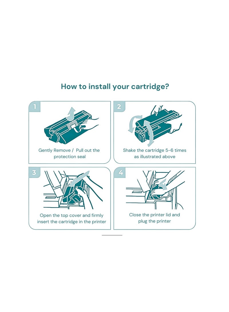 Toner Cartridge Tonerinko Premium Replacement Toner Cartridge Compatible With HP CF410A, 410X, CF410X, HP Color LaserJet Pro M477fdw, M477fnw, M477fdn, M452nw, M377dw (Cyan Universal CF411A/CRG-046 CY) | CRG-046 CY - Image 5