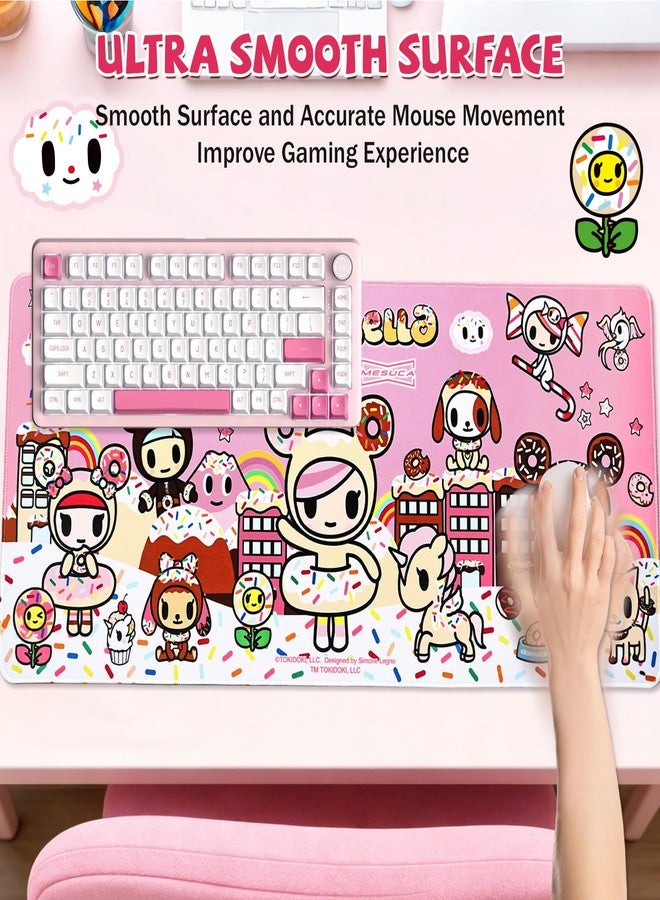 tokidoki Unicorno Cute Desk Mat,Large Mouse Pad for Gaming & Work - Image 3