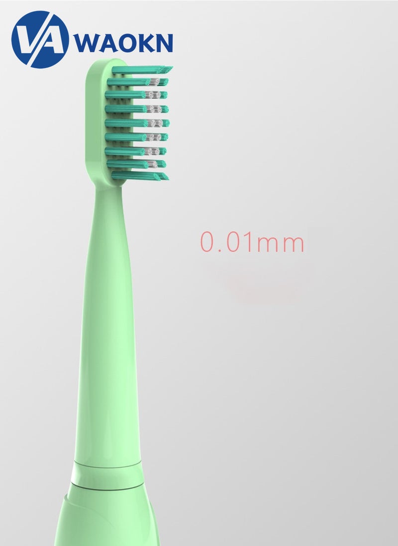 WAOKN Rechargeable Sonic Electric Toothbrush High-frequency Vibration IPX7 Waterproof Power Toothbrush 5 Modes Adjustable and Smart Electric Toothbrush with 2 Detachable Soft-bristle Brush Heads - Image 3