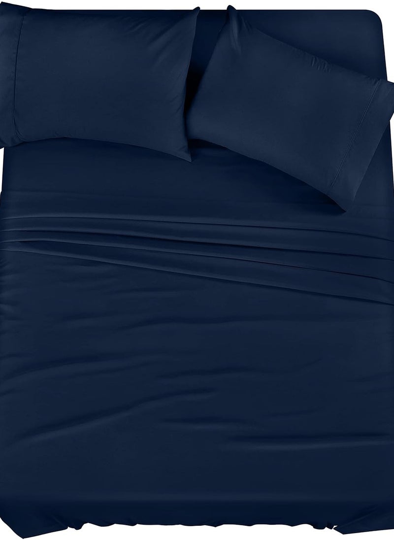 Generic Fitted Bed Sheet Set - 3 Piece - Soft Microfiber - Shrinkage and Fade Resistant - Easy Care - Bed Sheet - Bed Sheet - Bed Cover - Bed Sheets  - Image 1