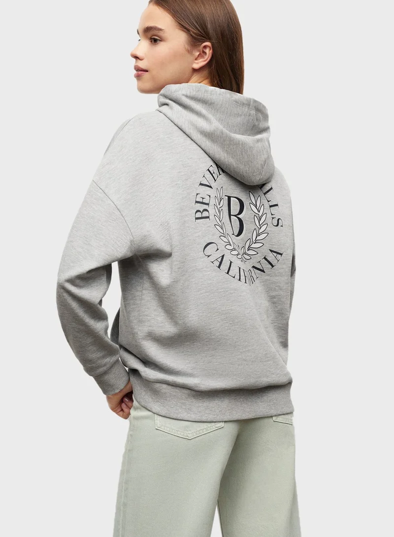 MANGO Kids Long Island Hoodie