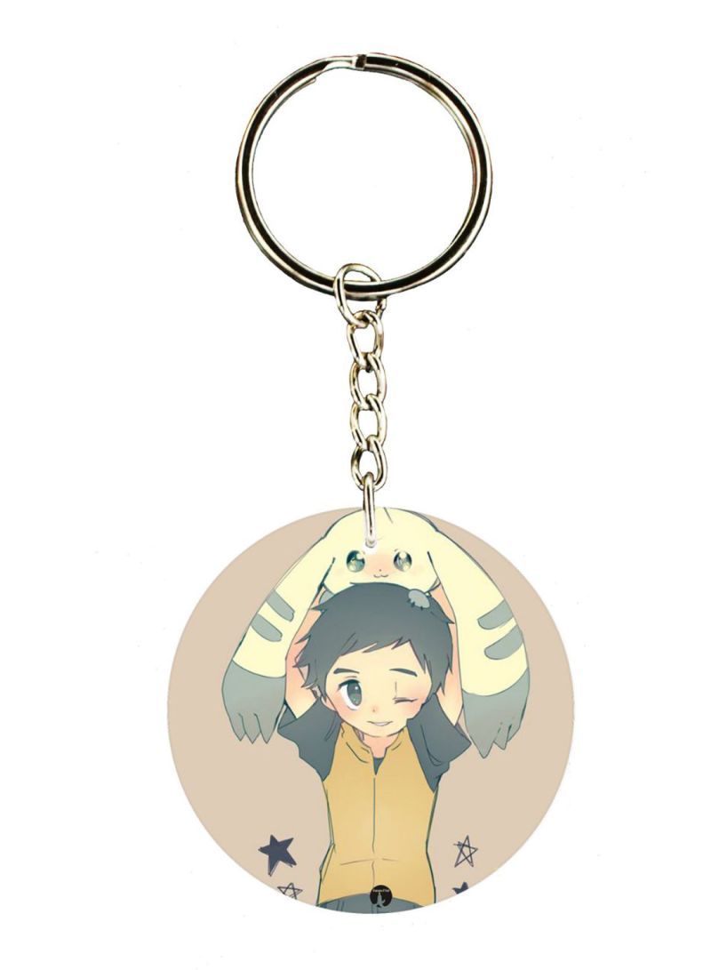 Anime Digimon Printed Keychain