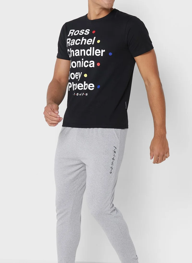 Warner Bros Friends Sustainable Pyjama Set