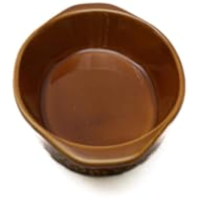 rayihni Flower Relief Oval Bakeware Brown - Image 3