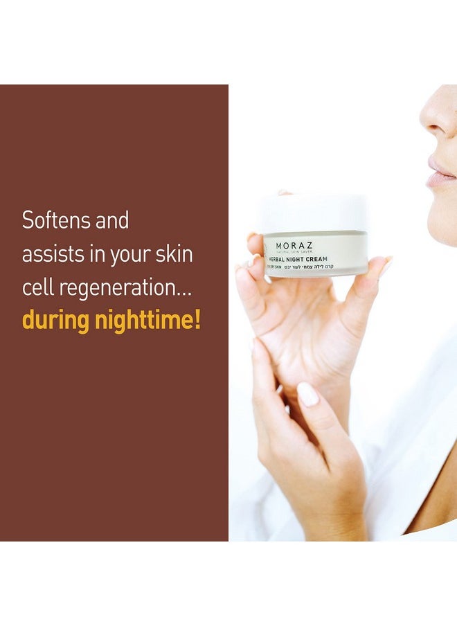 Moraz - Night Cream For Dry Skin Face Moisturizer Collagen Boosting And Anti Aging Moisturizer Face Cream Overnight Facial Moisturizer 1.7 Oz - Image 1