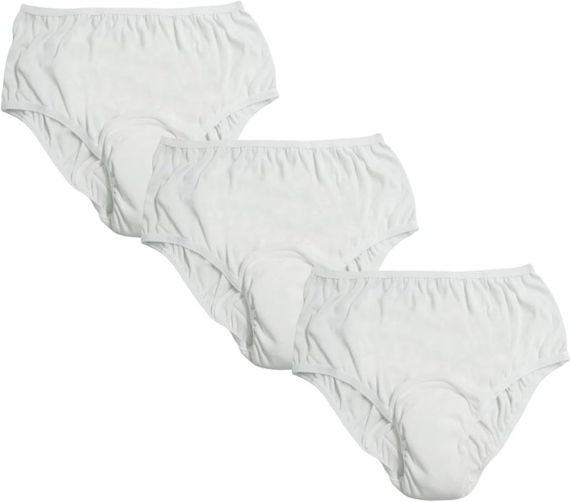 Lmaray Pull On Style Adult Cloth Diaper for Women Reusable Nappy Washable Elderly Incontinence Care Protection Nappies Underwear for Women Repeatedly Washing LeakProof Safety Pants 2635 inch Waist - Image 1