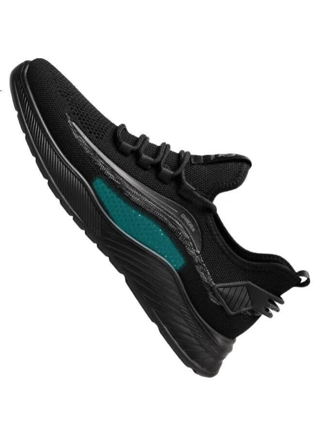 Strongman Men'S Breathable Flyknit Outdoor Sports Shoes Extra Large Size Jdd73276 Black Size 47 - Image 3