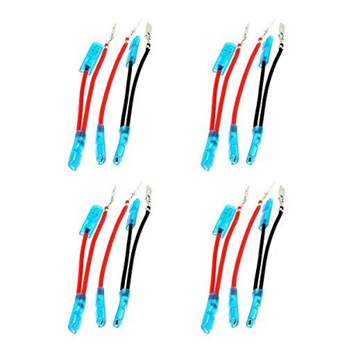 FABOOD F 5 Pin Rocker Switch Jumper Wires Set with Male and Female Terminal for On/Off Rocker Switch Wiring (5 pin - 4 Set) - Image 1