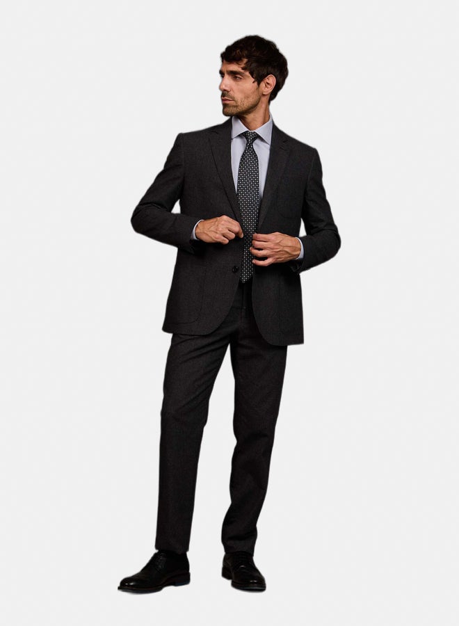 DALYDRESS Men Regular Fit Blazer Black - Image 3