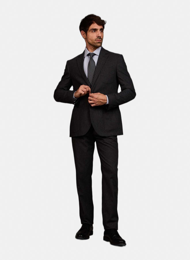 DALYDRESS Men Regular Fit Blazer Black - Image 1